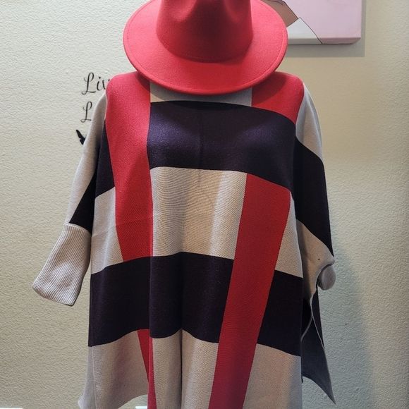 Stylish Soft Cozy Poncho - Picture 11 of 17